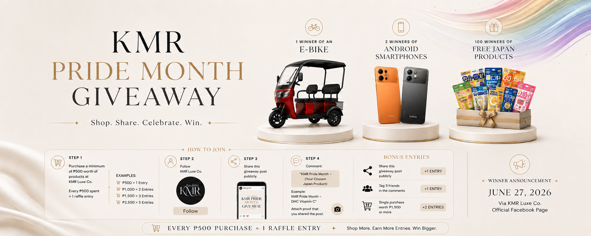 KMR Pride Month Giveaway